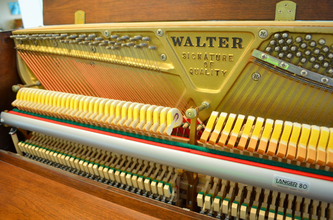 1989 Charles R Walter studio, walnut - Upright - Studio Pianos
